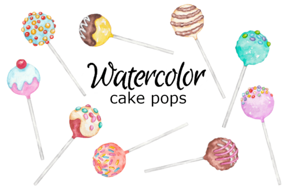 Cake Pops Watercolor Clipart: A Designer’s Honest Review for Real Embroidery Use