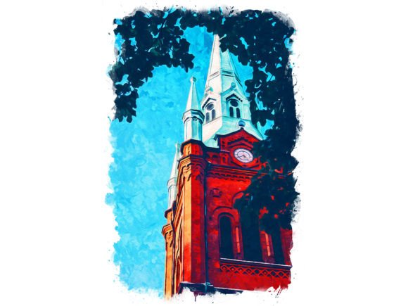 Gothenburg Sweden Unique Watercolor Embroidery Design Review