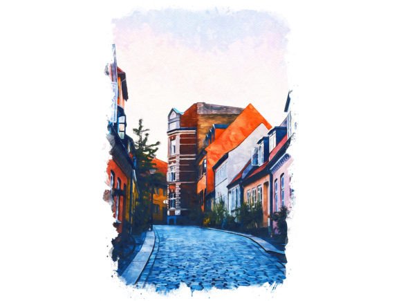 Odense Denmark Unique Watercolor: A Visual Designer’s Take for Content Publishers