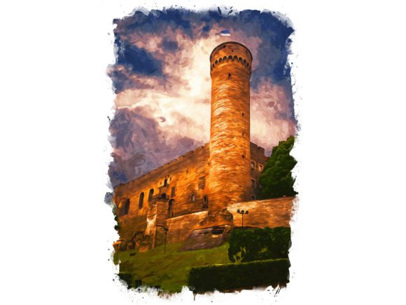 Tallinn Estonia Unique Watercolor: A Designer’s Review for Branding and Creative Projects