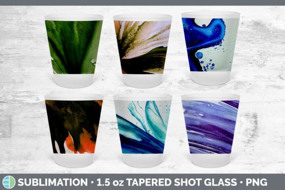 Watercolor Background Shot Glass Sublima: A Designer’s Take for Real Client Projects