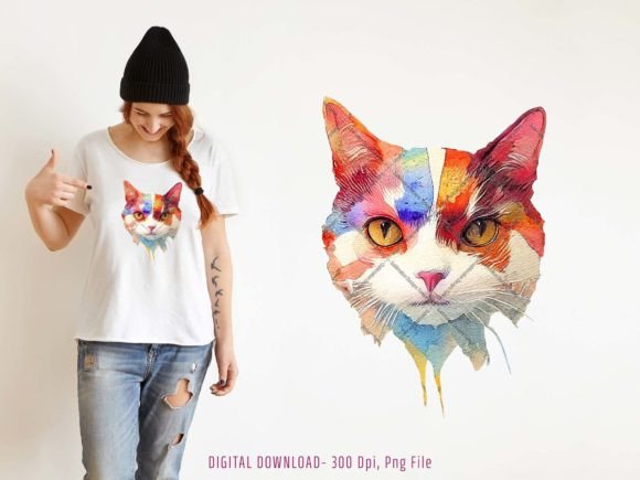 Watercolor Cat PNG: A Designer’s Real-World Review for Embroidery Use