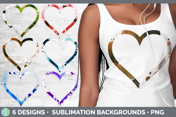 Watercolor Splatter Heart Frame: A Versatile Illustration for Bloggers and Digital Publishers