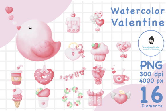 Watercolor Valentine Decorations PNG: A Brand Designer’s Review for Marketing & Visual Content